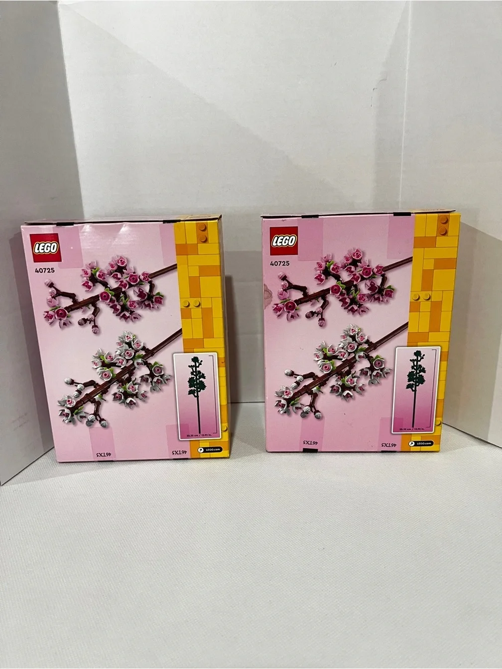 LEGO Lot Of Two Cherry Blossom Building Set Ages 8+ Building  Floral Toy #40725